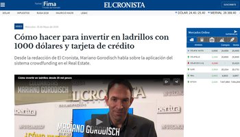 ¿Cómo hacer para invertir en ladrillos con 1000 dólares y tarjeta de crédito?