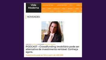 PODCAST – Crowdfunding imobiliário pode ser alternativa de investimento rentável.